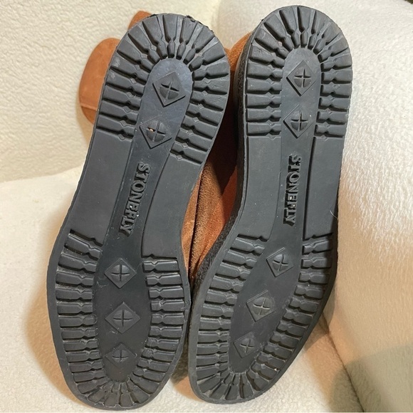 Elegant Tan Suede Winter Boots - Picture 7 of 11